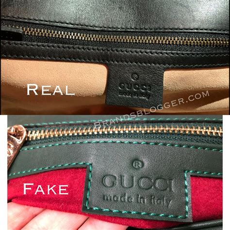 how to know fake gucci bag